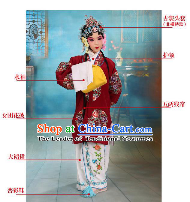 China Peking Opera Gifted Youth Man Costume Embroidered Robe Opera Costumes