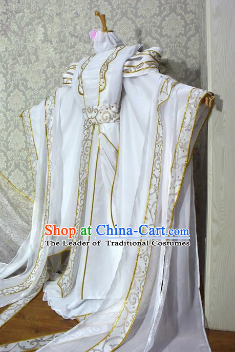 Chinese Ancient Cosplay Costumes Chinese Traditional Embroidered Clothes Ancient Chinese Cosplay Swordsman Knight Costume