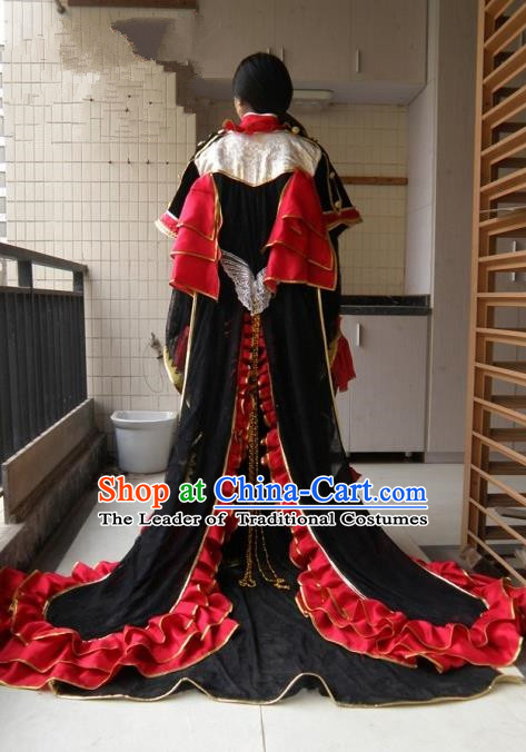 Chinese Ancient Cosplay Costumes Chinese Traditional Embroidered Clothes Ancient Chinese Cosplay Swordsman Knight Costume