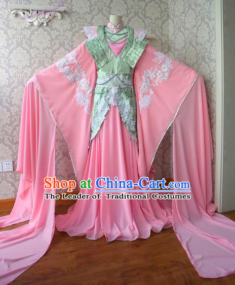 Top Grade Traditional China Ancient Princess Costumes, China Ancient Cosplay Tang Dynasty Imperial Concubine Dress Clothing for Women