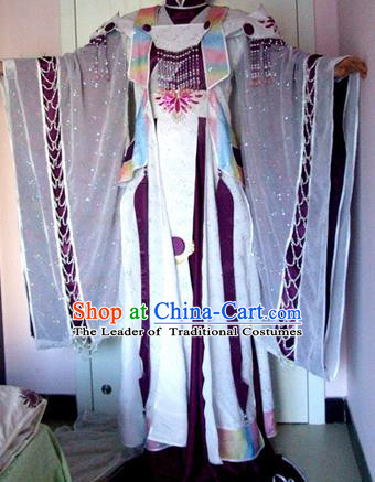 Top Grade Traditional China Ancient Princess Fairy Costumes, China Ancient Cosplay Tang Dynasty Imperial Concubine Dress Clothing for Women