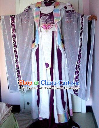 Top Grade Traditional China Ancient Princess Fairy Costumes, China Ancient Cosplay Tang Dynasty Imperial Concubine Dress Clothing for Women