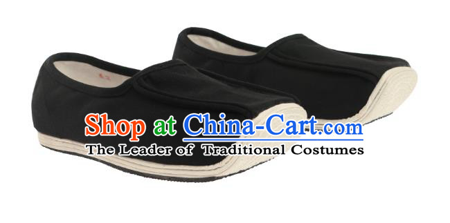 Chinese Ancient Peking Opera Cloth Shoes, Traditional Chinese Beijing Opera Hanfu Shoe for Men