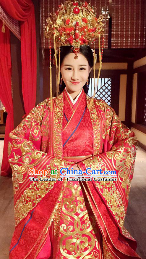 Ancient Chinese Costume Chinese Style Wedding Dress Han dynasty clothing