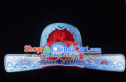 Traditional Chinese Ancient Peking Opera Accessories Lang Scholar Hat, Traditional Chinese Beijing Opera Young Men Bridegroom Headwear