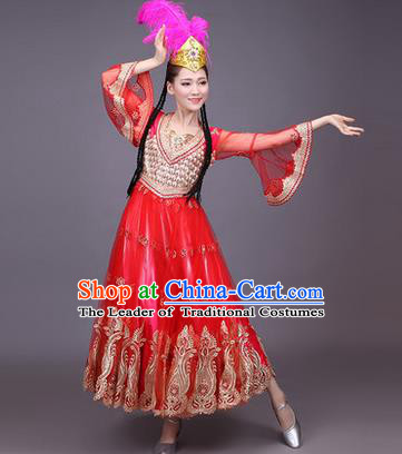 Traditional Chinese Yangge Fan Dancing Costume Modern dancing Dress Clothing