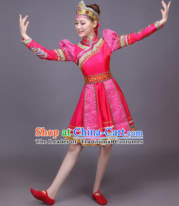Traditional Chinese Yangge Fan Dancing Costume Modern dancing Dress Clothing