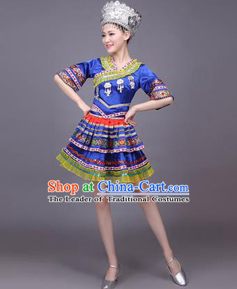 Traditional Chinese Yangge Fan Dancing Costume Modern dancing Dress Clothing