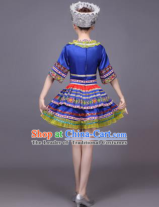 Traditional Chinese Yangge Fan Dancing Costume Modern dancing Dress Clothing