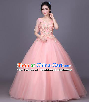 Traditional Chinese Yangge Fan Dancing Costume Modern dancing Dress Clothing