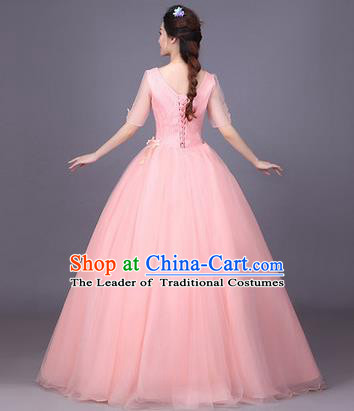 Traditional Chinese Yangge Fan Dancing Costume Modern dancing Dress Clothing