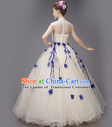 Traditional Chinese Yangge Fan Dancing Costume Modern dancing Dress Clothing