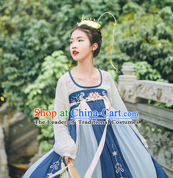 Ancient Chinese Costume Chinese Style Wedding Dress Tang Dynasty Clothing