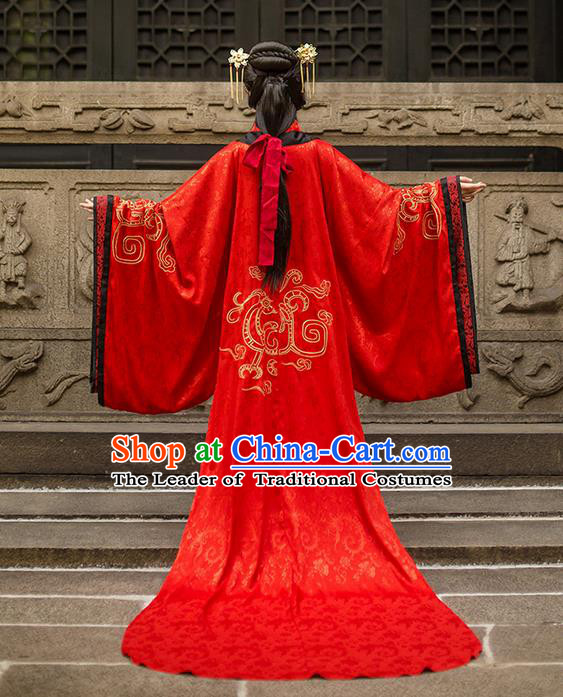 Ancient Chinese Costume Chinese Style Wedding Dress Tang Dynasty Clothing