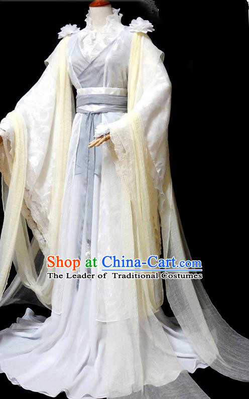 Chinese Ancient Cosplay Costumes Chinese Traditional Embroidered Clothes Ancient Chinese Cosplay Swordsman Knight Costume