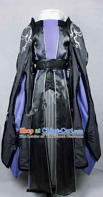 Chinese Ancient Cosplay Costumes Chinese Traditional Embroidered Clothes Ancient Chinese Cosplay Swordsman Knight Costume