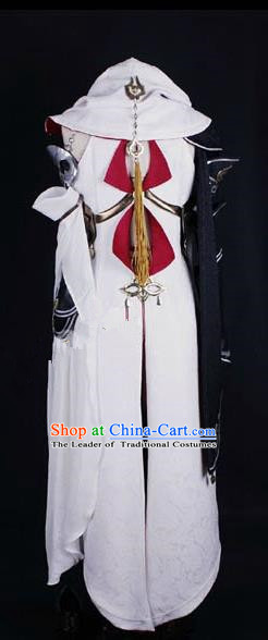 Chinese Ancient Cosplay Costumes Chinese Traditional Embroidered Clothes Ancient Chinese Cosplay Swordsman Knight Costume