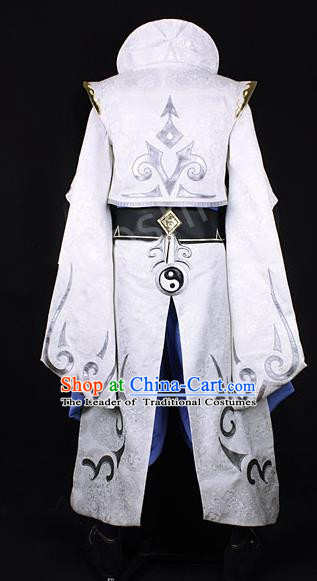 Chinese Ancient Cosplay Costumes Chinese Traditional Embroidered Clothes Ancient Chinese Cosplay Swordsman Knight Costume