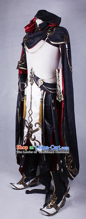 Chinese Ancient Cosplay Costumes Chinese Traditional Embroidered Clothes Ancient Chinese Cosplay Swordsman Knight Costume