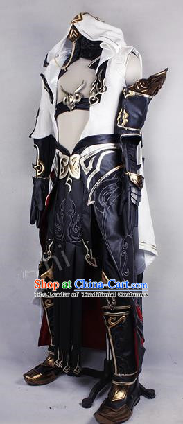 Chinese Ancient Cosplay Costumes Chinese Traditional Embroidered Clothes Ancient Chinese Cosplay Swordsman Knight Costume