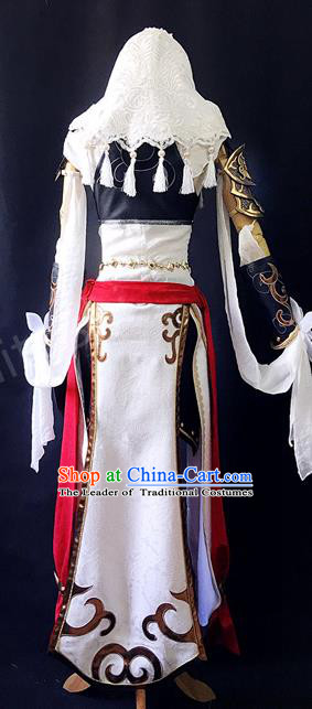 Chinese Ancient Cosplay Costumes Chinese Traditional Embroidered Clothes Ancient Chinese Cosplay Swordsman Knight Costume