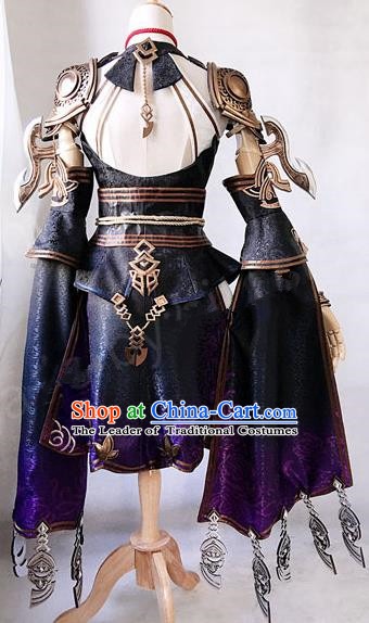 Chinese Ancient Cosplay Costumes Chinese Traditional Embroidered Clothes Ancient Chinese Cosplay Swordsman Knight Costume