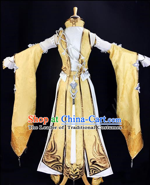 Chinese Ancient Cosplay Costumes Chinese Traditional Embroidered Clothes Ancient Chinese Cosplay Swordsman Knight Costume