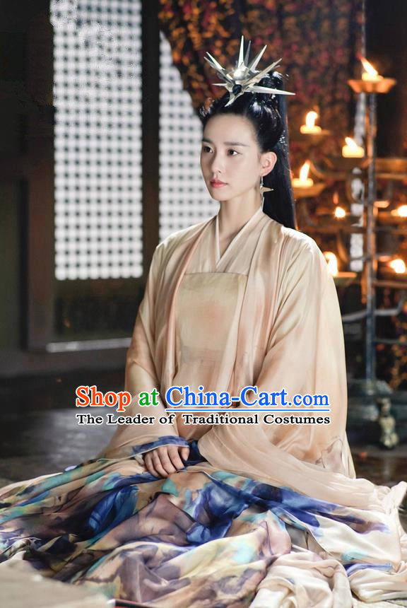 Ancient Chinese Costume Chinese Style Wedding Dress Northern and Southern Dynasties ancient palace Lady clothing