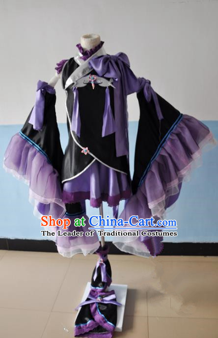 Chinese Ancient Cosplay Young Lady Costumes, Chinese Traditional Clothing Chinese Cosplay Princess Costume for Women