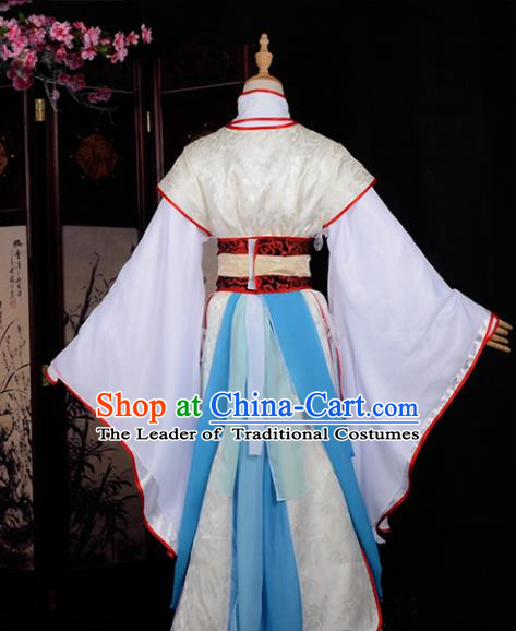 Chinese Ancient Cosplay Costumes Chinese Traditional Embroidered Clothes Ancient Chinese Cosplay Swordsman Knight Costume