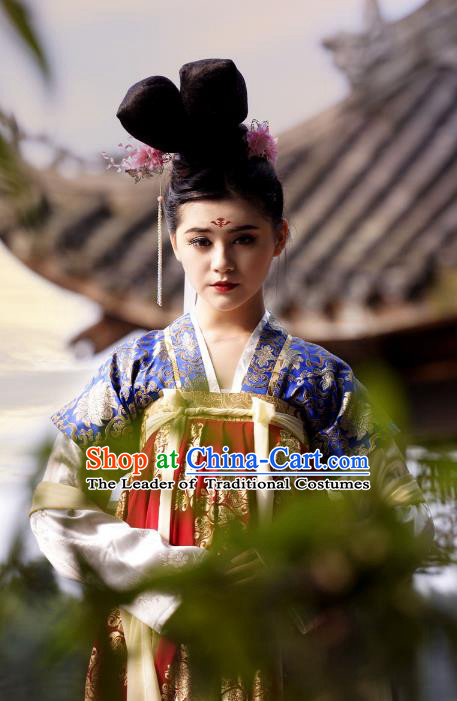 Ancient Chinese Costume Chinese Style Wedding Dress Tang Dynasty princess Clothing