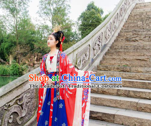 Ancient Chinese Costume Chinese Style Wedding Dress Tang Dynasty princess Clothing