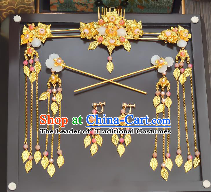 Chinese Ancient Style Hair Jewelry Accessories Hairpins Headwear Headdress Hair Fascinators for Women