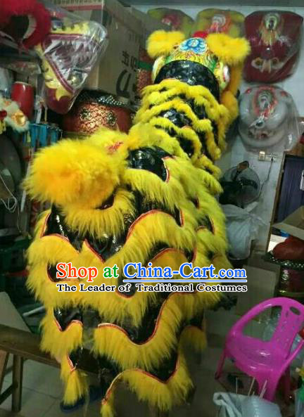 Professional Lion Dance Jongs Lion Dancing Zhuang Instrument Pieces Set Drum