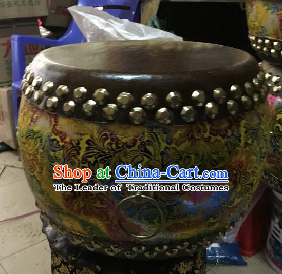 Professional Lion Dance Jongs Lion Dancing Zhuang Instrument Pieces Set Drum