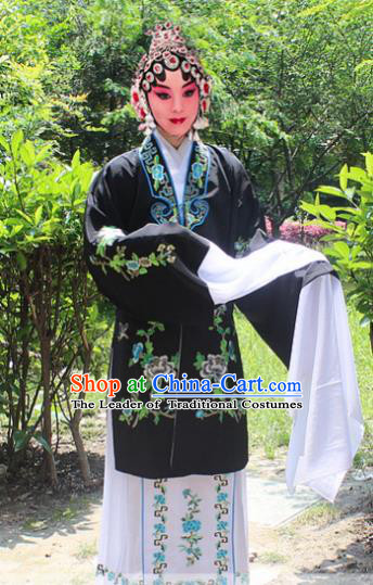 Traditional Beijing Opera Costume Ancient Chinese Young Women Dress Clothing