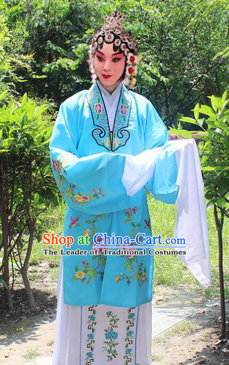 Traditional Beijing Opera Costume Ancient Chinese Young Women Dress Clothing