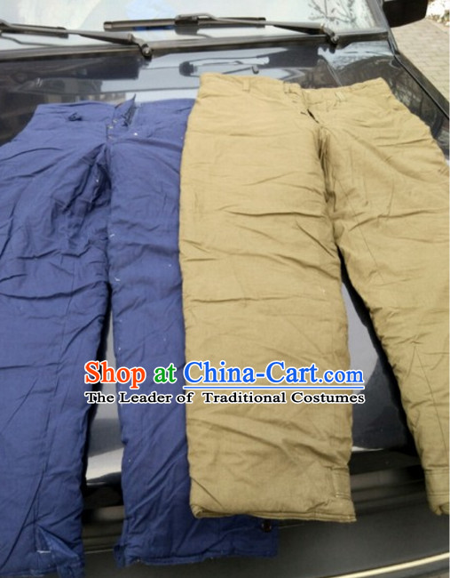 Traditional Chinese Classical Style Handmade Old Pants