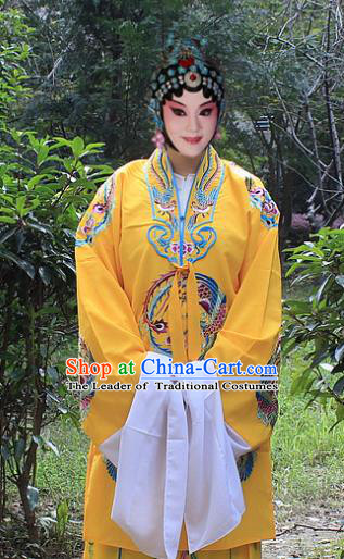 Traditional China Beijing Opera Young Lady Hua Tan Costume Imperial Empress Embroidered Cape, Ancient Chinese Peking Opera Female Diva Embroidery Dress Clothing