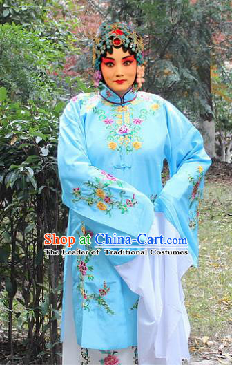 Traditional Beijing Opera Costume Ancient Chinese Young Women Dress Clothing