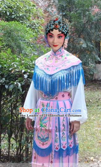 Traditional Beijing Opera Costume Ancient Chinese Young Women Dress Clothing