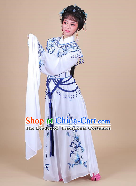 Traditional China Beijing Opera Niche Costume Gifted Scholar Embroidered Robe and Hat Ancient Chinese Peking Opera Embroidery Clothing