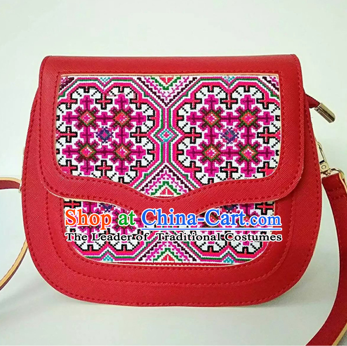 Traditional Handmade Hmong Women Hmoob Minority Bags Miao Ethnic Bag Handbag