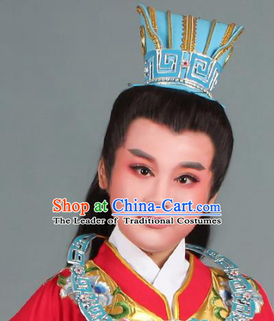Traditional China Beijing Opera Young Men Hair Accessories Headwear, Ancient Chinese Peking Opera Niche Tuinga