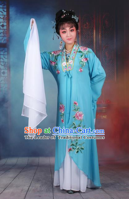 Traditional China Beijing Opera Niche Costume Gifted Scholar Embroidered Robe and Hat Ancient Chinese Peking Opera Embroidery Clothing