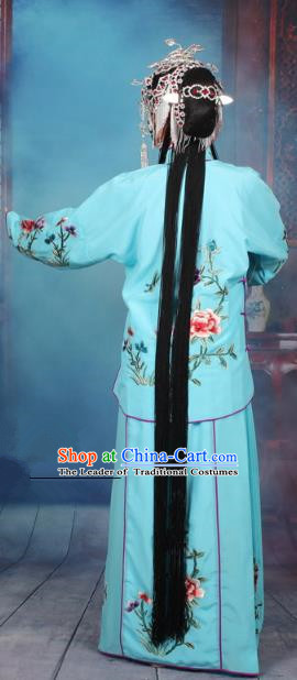 Traditional China Beijing Opera Niche Costume Gifted Scholar Embroidered Robe and Hat Ancient Chinese Peking Opera Embroidery Clothing