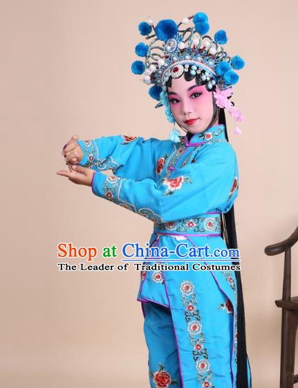 Traditional China Beijing Opera Niche Costume Gifted Scholar Embroidered Robe and Hat Ancient Chinese Peking Opera Embroidery Clothing