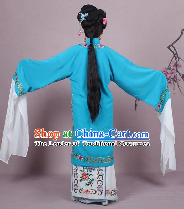 Traditional China Beijing Opera Niche Costume Gifted Scholar Embroidered Robe and Hat Ancient Chinese Peking Opera Embroidery Clothing
