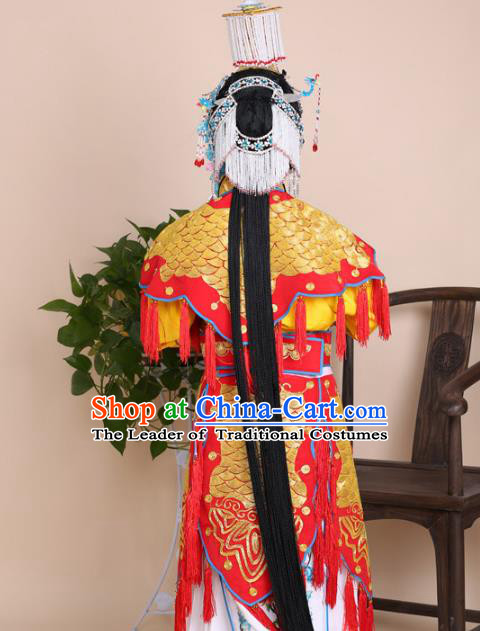 Traditional China Beijing Opera Niche Costume Gifted Scholar Embroidered Robe and Hat Ancient Chinese Peking Opera Embroidery Clothing