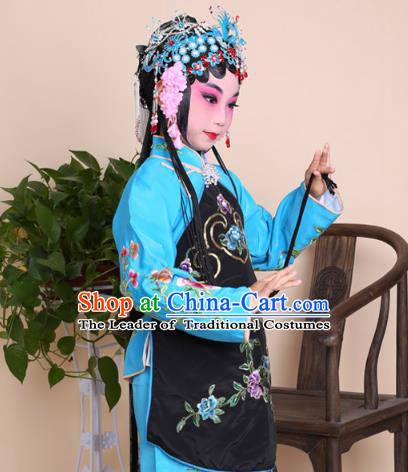 Traditional China Beijing Opera Niche Costume Gifted Scholar Embroidered Robe and Hat Ancient Chinese Peking Opera Embroidery Clothing